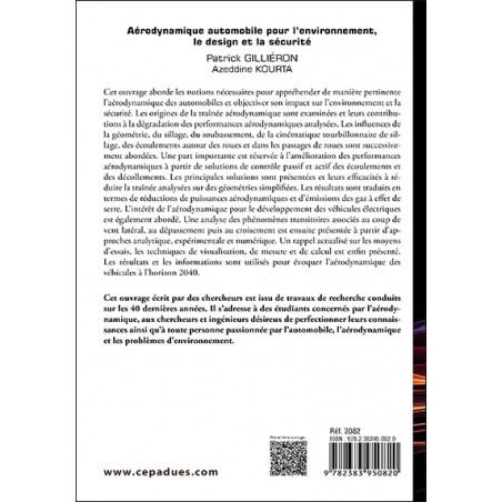 Aérodynamique automobile pour l'environnement, le design et la sécurité - 4e édition