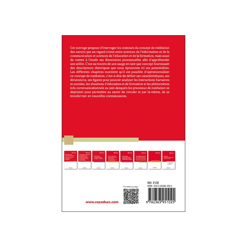 Médiation et circulation des savoirs : regards interdisciplinaires