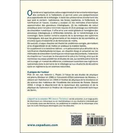 Mécanique des contacts et frottement. De la nanotribologie à la dynamique des séismes