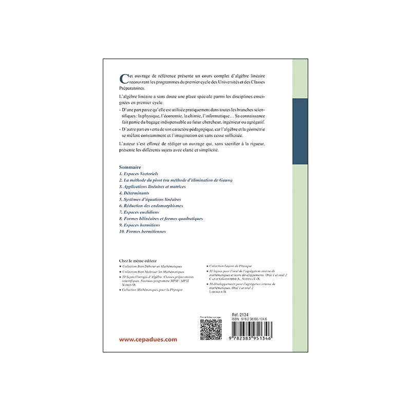 Algèbre Linéaire 7e édition