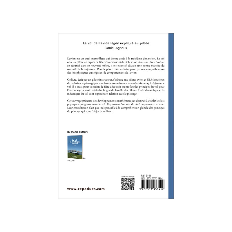 Le vol de l'avion léger expliqué au pilote