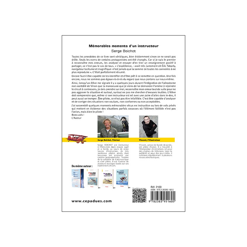 Mémorables moments d'un instructeur. L'aéro-mémo de Serge Boichot