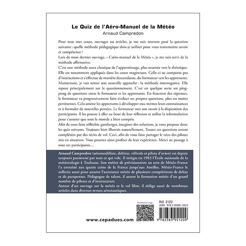Le Quiz de l’Aéro-Manuel de la Météo - Vol libre, Vol en planeur, Vol moteur