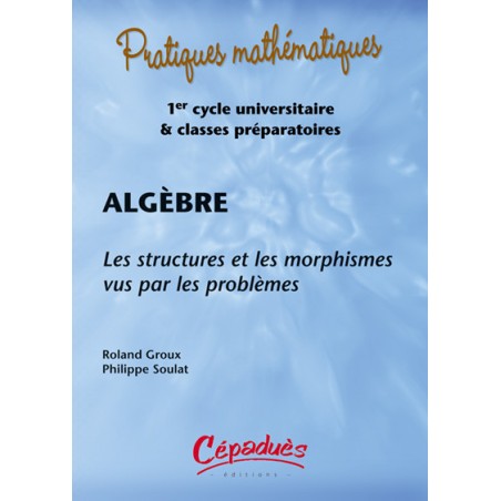 Algèbre. Les structures et les morphismes vus par les problèmes