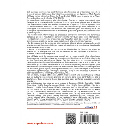 JFSMA 2025. Systèmes multi-agents : Confiance et systèmes multi-agents