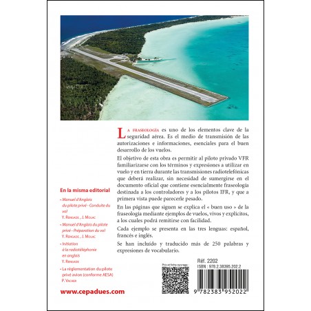 Guía de fraseología del piloto VFR Español/Français/English - 6.a edición Guía de fraseología del piloto VFR Español/Français/English - 6.a edición