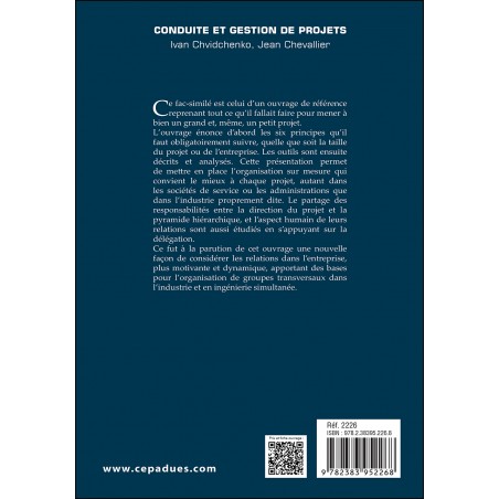 Conduite et gestion de projets. Fac-similé