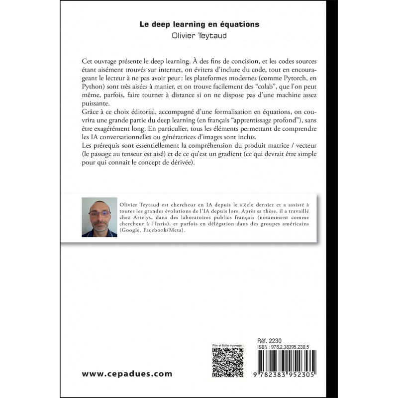 Le deep learning en équations. Avec des équations et sans code