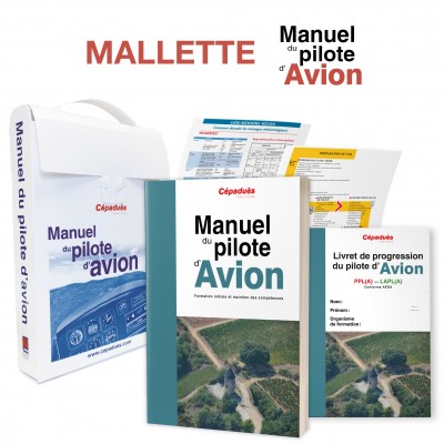 Mallette du Manuel du pilote d'avion Licence de pilote privé d'avion PPL (A)