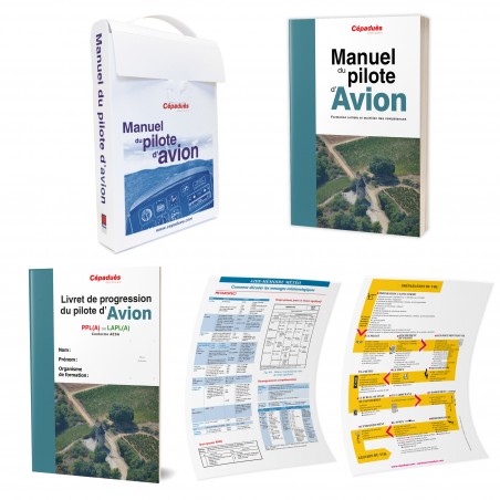 Mallette du Manuel du pilote d'avion Licence de pilote privé d'avion PPL (A)