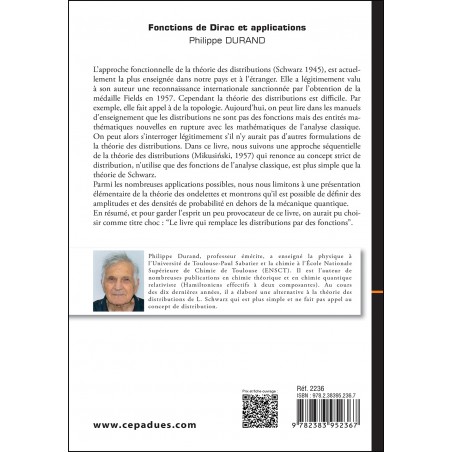 Fonctions de Dirac et applications Fonctions de Dirac et applications