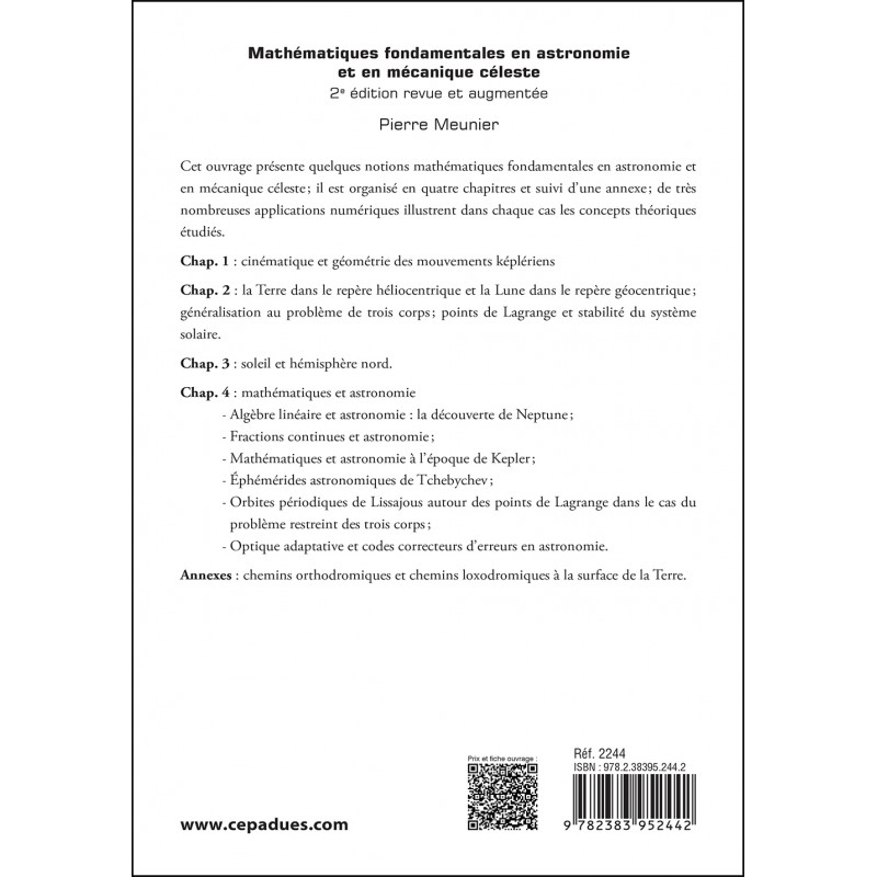 Mathématiques fondamentales en astronomie et en mécanique céleste. 2 e édition revue et augmentée