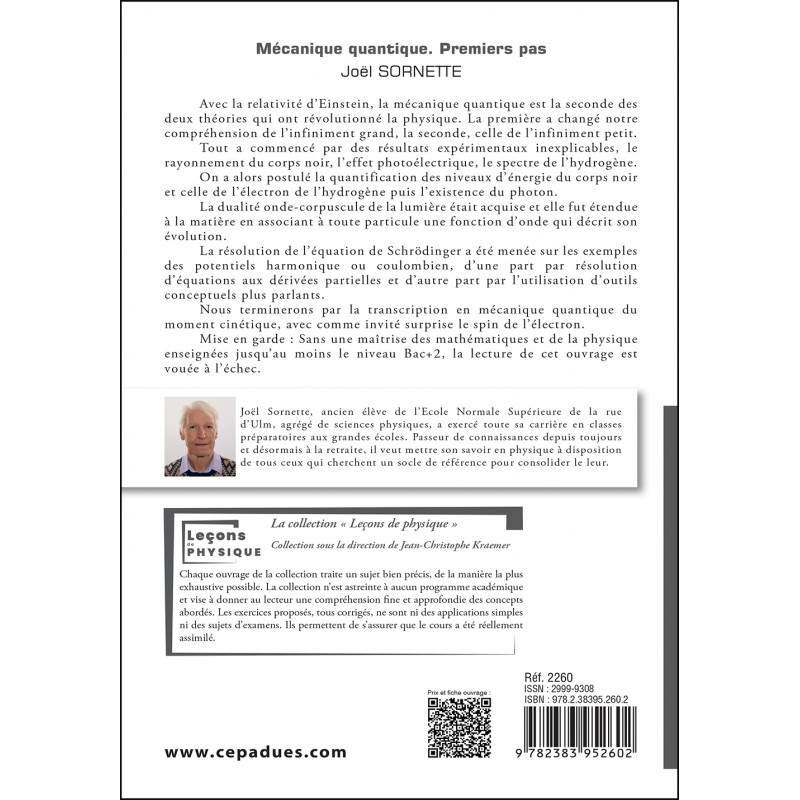 Mécanique quantique. Tome I - Premiers pas