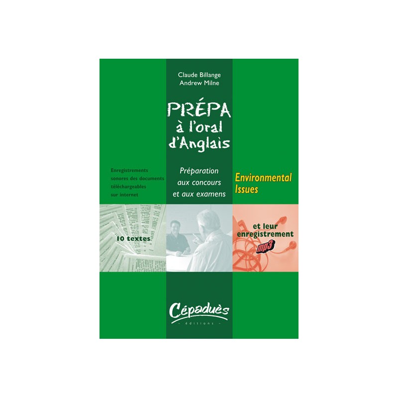 Prépa à l'oral d'anglais : ENVIRONMENTAL ISSUES