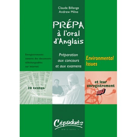 Prépa à l'oral d'anglais : ENVIRONMENTAL ISSUES