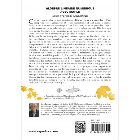 Algèbre linéaire numérique avec MAPLE