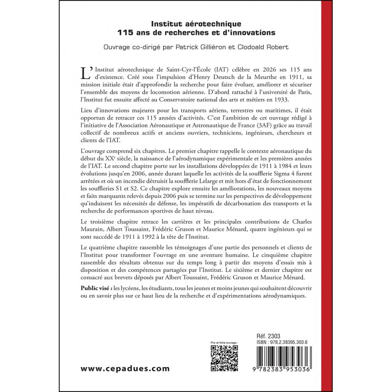 Institut aérotechnique. 115 ans de recherches et d’innovations (3 AF)