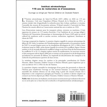 Institut aérotechnique. 115 ans de recherches et d’innovations (3 AF)