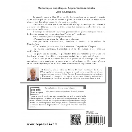 Mécanique quantique. Tome II - Approfondissements