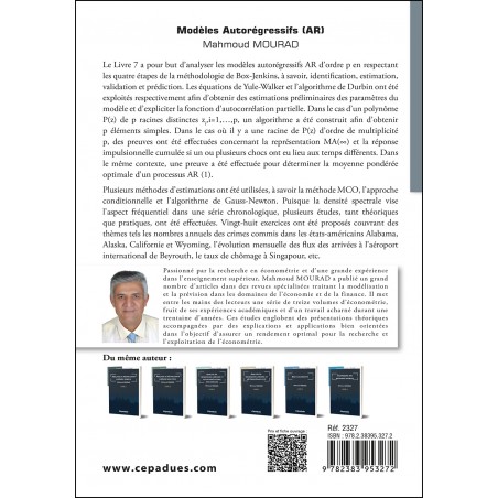 Modèles Autorégressifs (AR). Livre 7. Économétrie Expliquée et Appliquée
