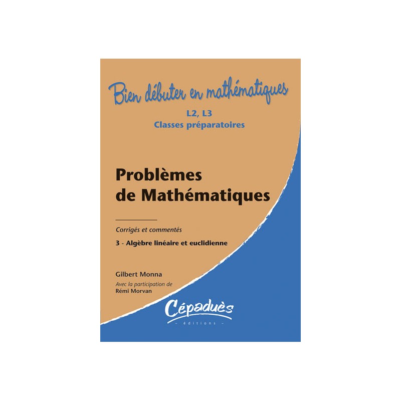Problèmes de Mathématiques tome 3