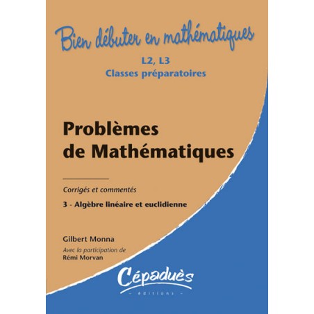 Problèmes de Mathématiques tome 3