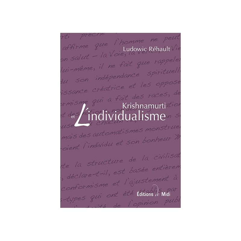 Krishnamurti et l'Individualisme