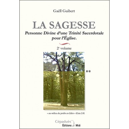 La Sagesse. 2e volume. Personne Divine d'une Trinité Sacerdotale pour l'Église La Sagesse. 2e volume. Personne Divine d'une Trinité Sacerdotale pour l'Église