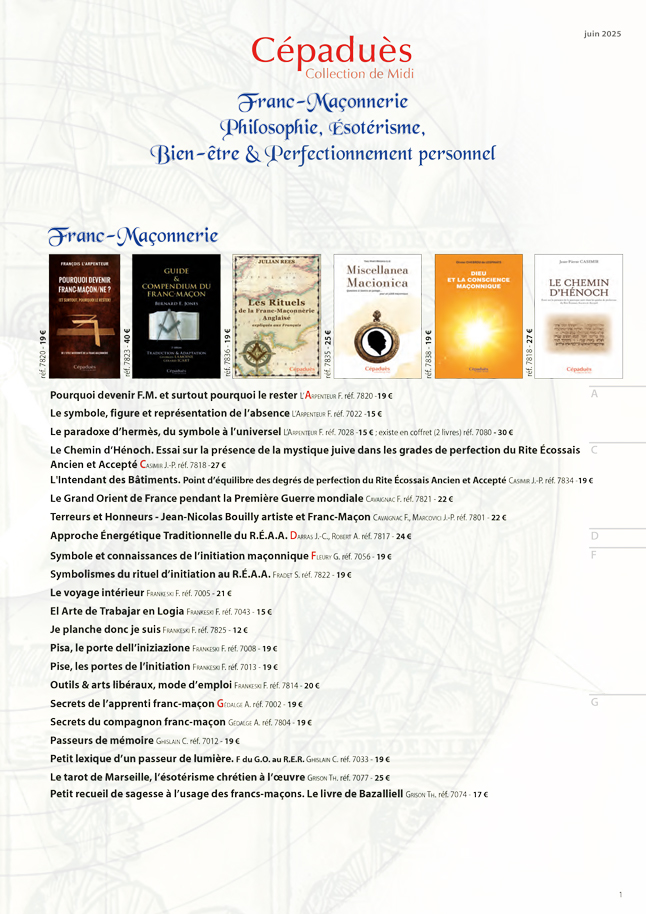 Catalogue Cépaduès