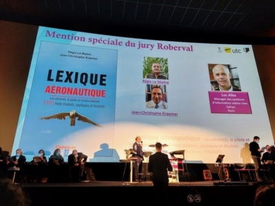 Remise du Prix Roberval - Mention spéciale du jury pour le Lexique Aéronautique