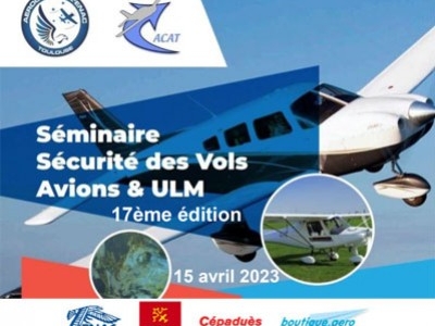 Séminaire Sécurité des vols du pilote privé avion & ULM