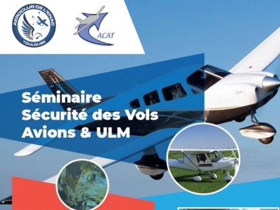 16e séminaire Sécurité des Vols Avion et ULM - Avril 2022